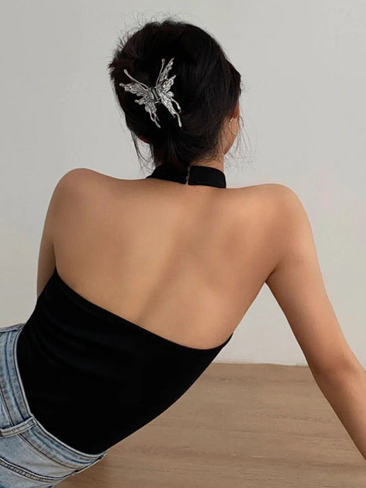Dashingsoul Metal Liquid Butterfly Fashion Hair Clip