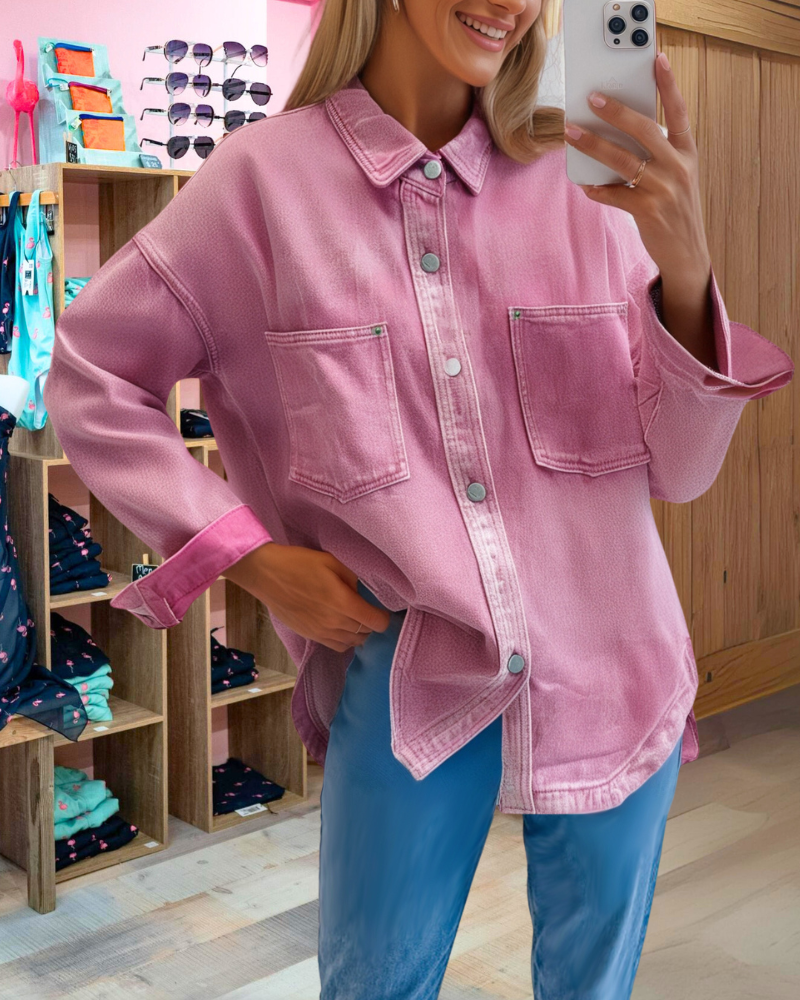 Simple Stylish Button Jacket