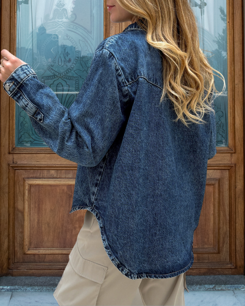 Fashion Washed Denim Jacket
