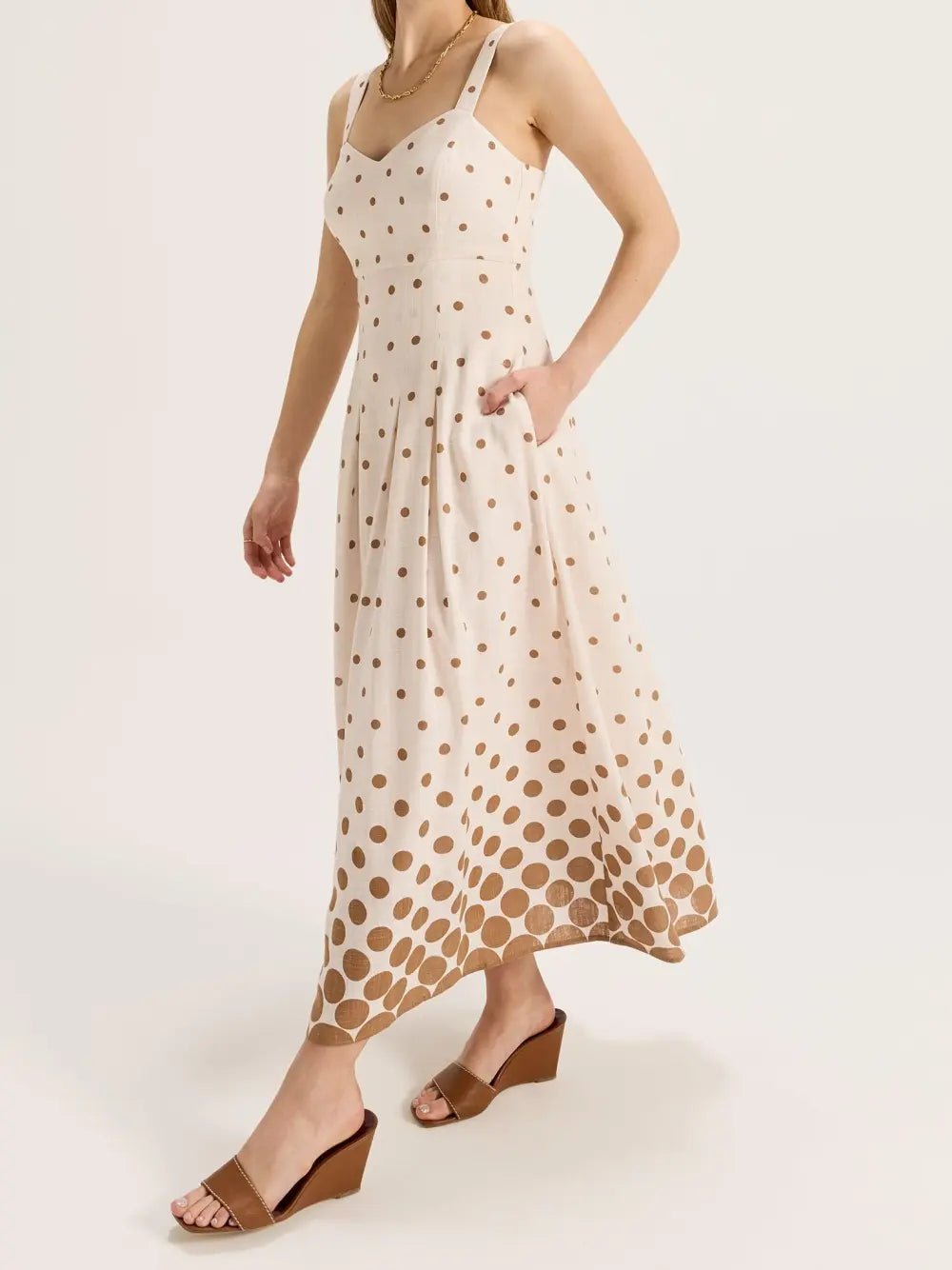 Billie Spot Sundress