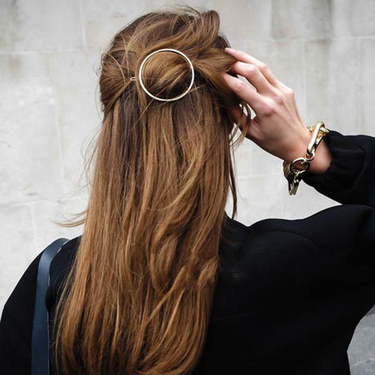 Dashingsoul Simple Round Shape Hair Clip